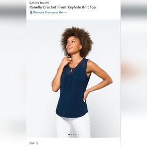 Stitch Fix Daniel Rainn blue tank top
